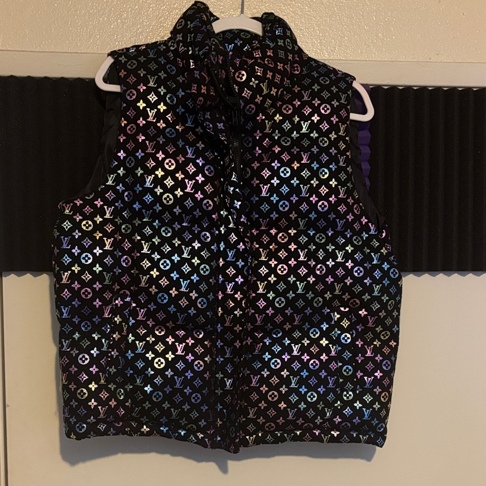 Colorful Monogram Puffer Vest